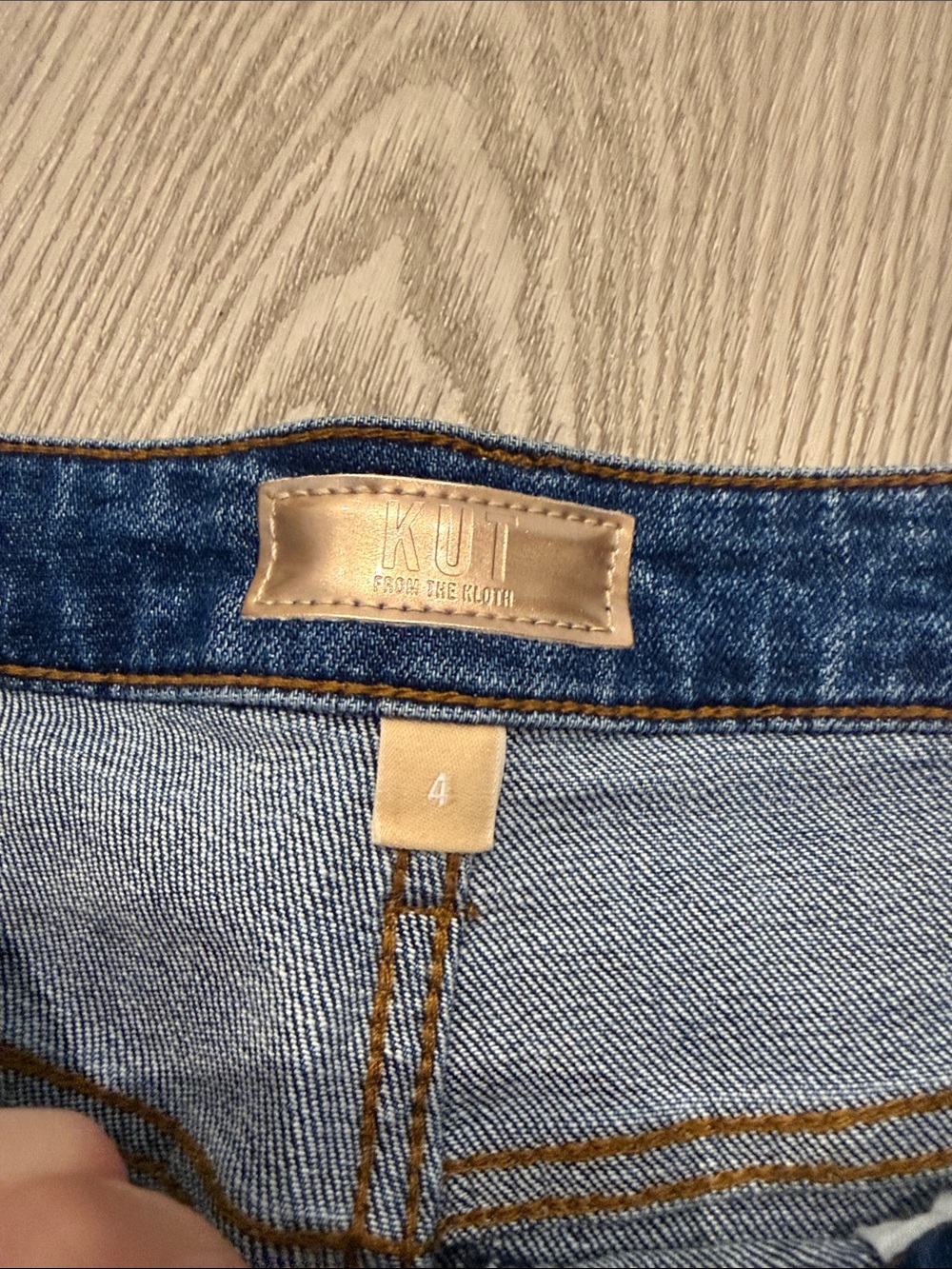 Kut From the Kloth Sienna Cuffed Wide Leg Jeans - Picture 4 of 5